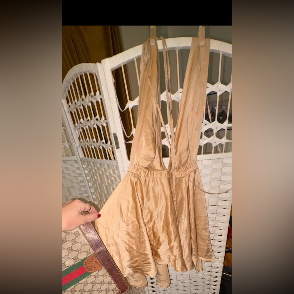 Sisters the Label gold mini dress 
*wear many ways*